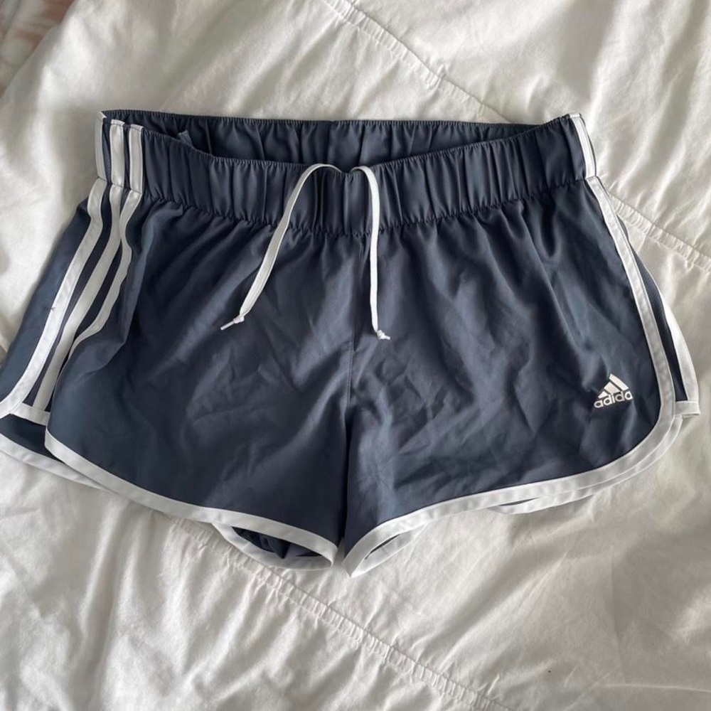 Grey athletic Adidas shorts